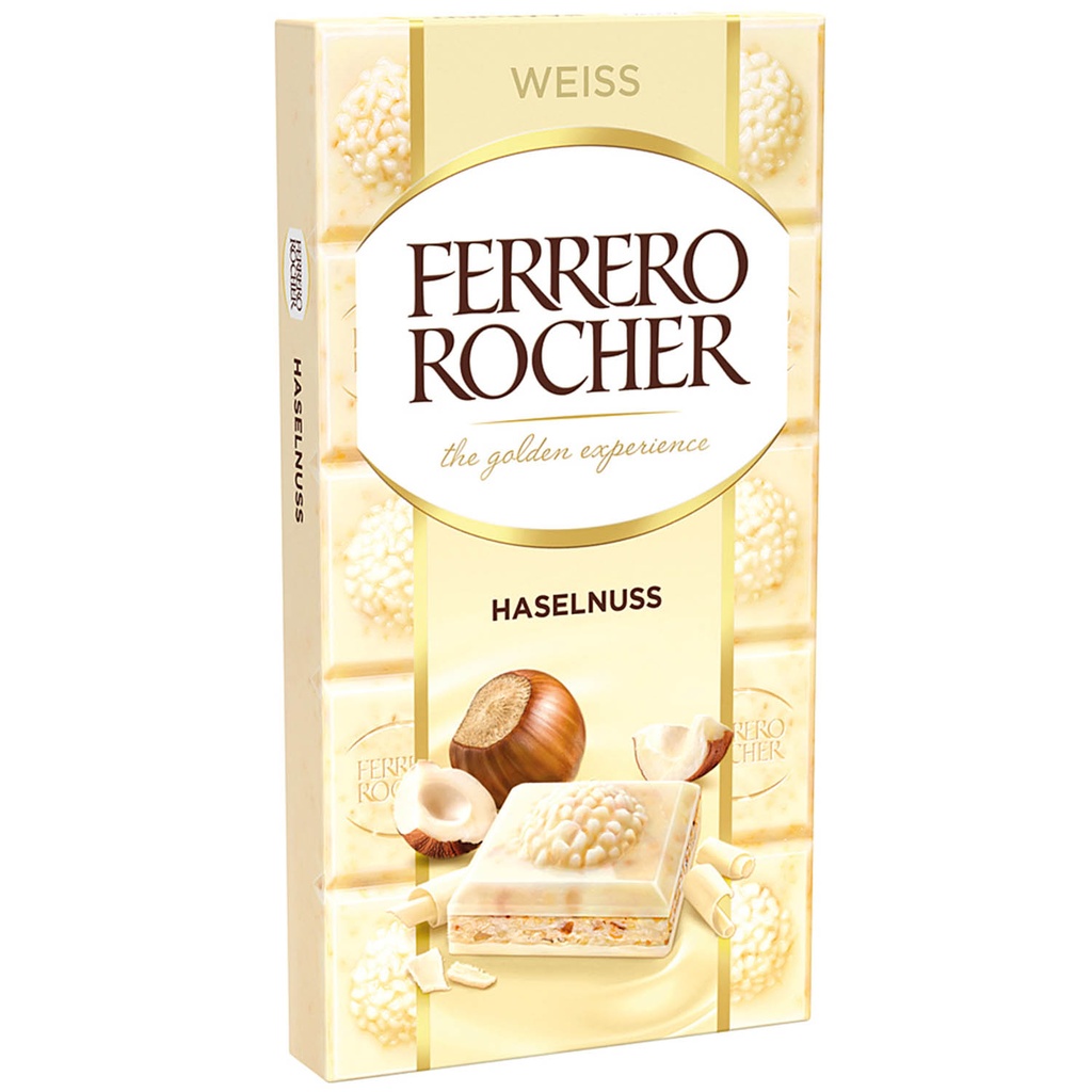 Ferrero Rocher Tafel Weiss 90g