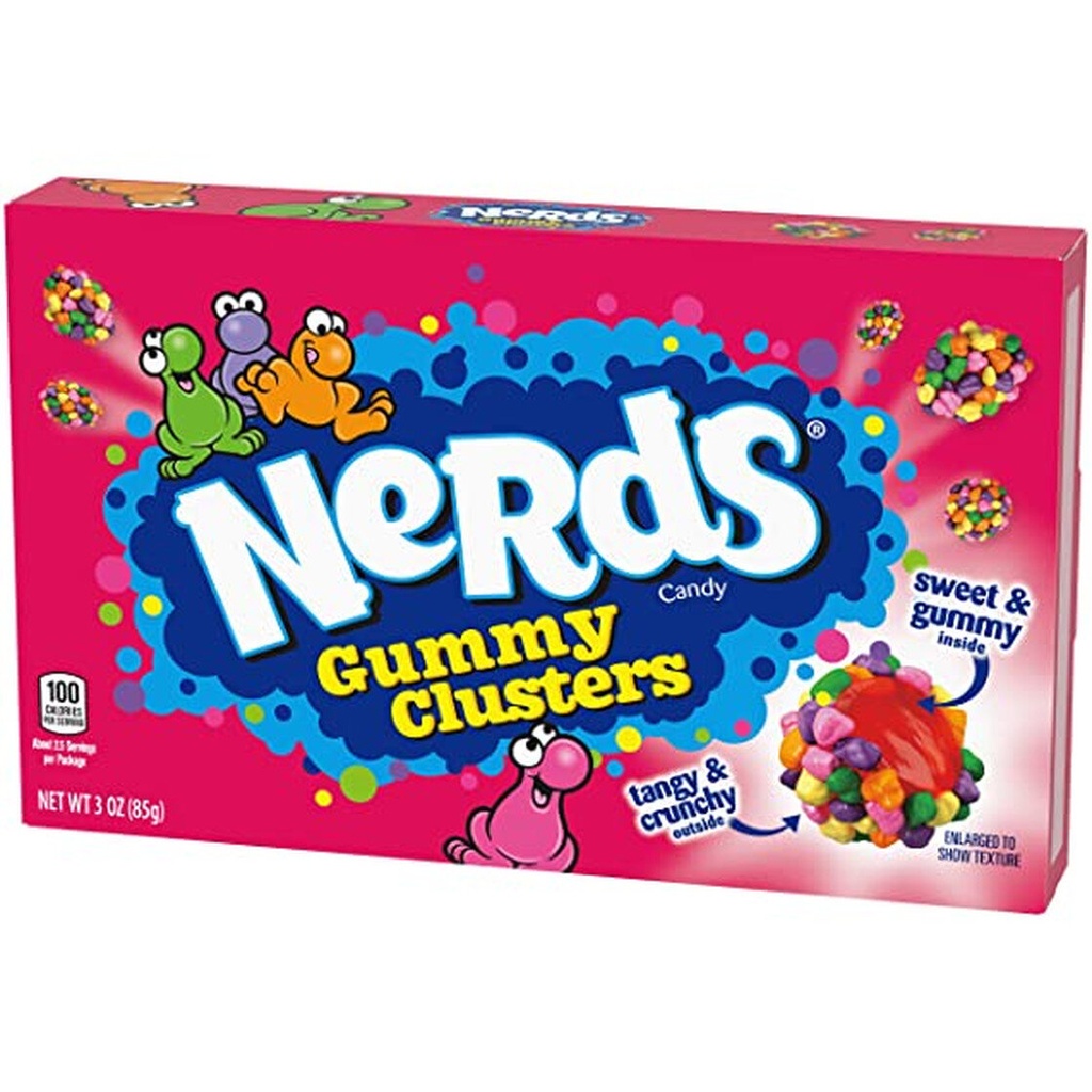 Nerds Rainbow Gummy Clusters 85g
