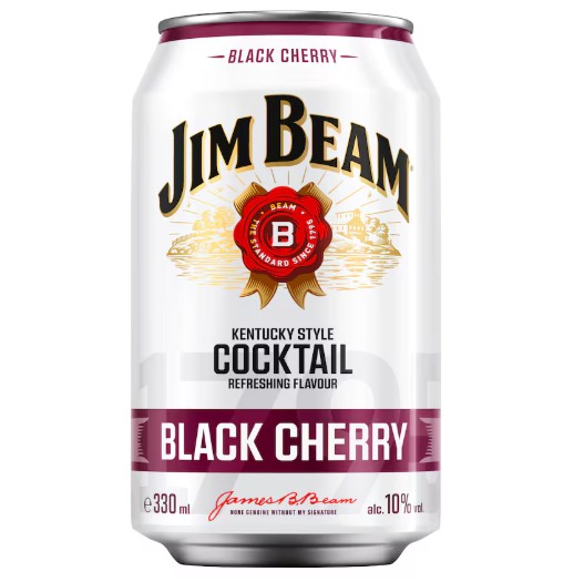 Jim Beam Kentucky Style Cocktail Black Cherry 0,33l