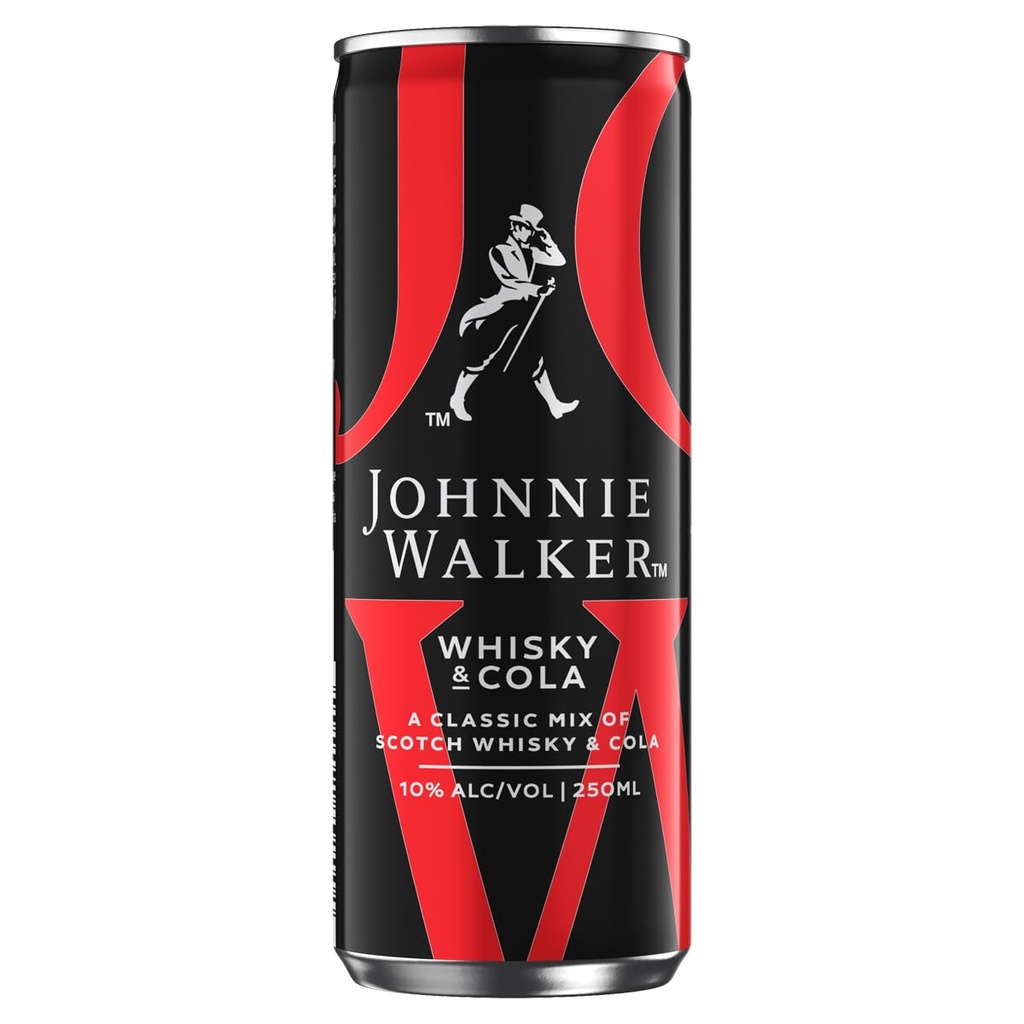 Johnnie Walker Whiskey & Cola 250ml