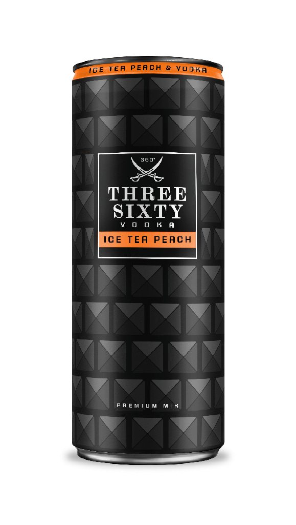 Three Sixty Vodka Ice Tea Peach 330ml