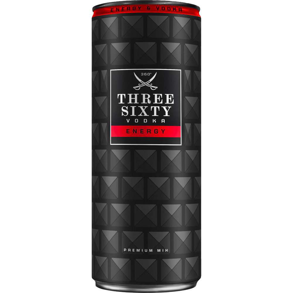 Three Sixty Vodka & Energy 330ml