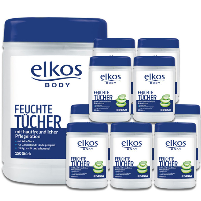 Elkos Feuchte Tücher 150 Stück