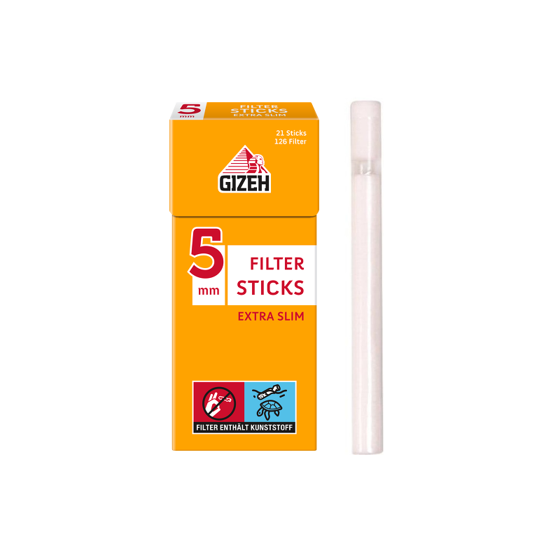Gizeh 5mm Filter Sticks Extra Slim