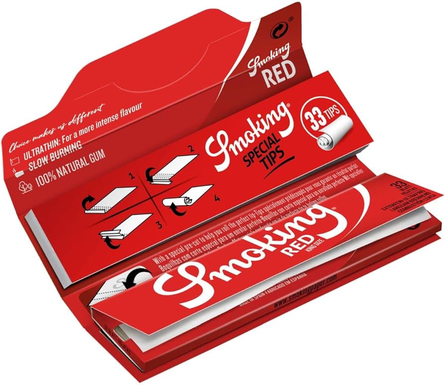 Smoking Red King Size Papers