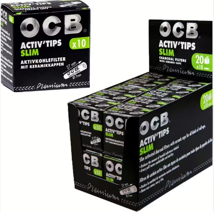 OCB Active Tips Slim x10
