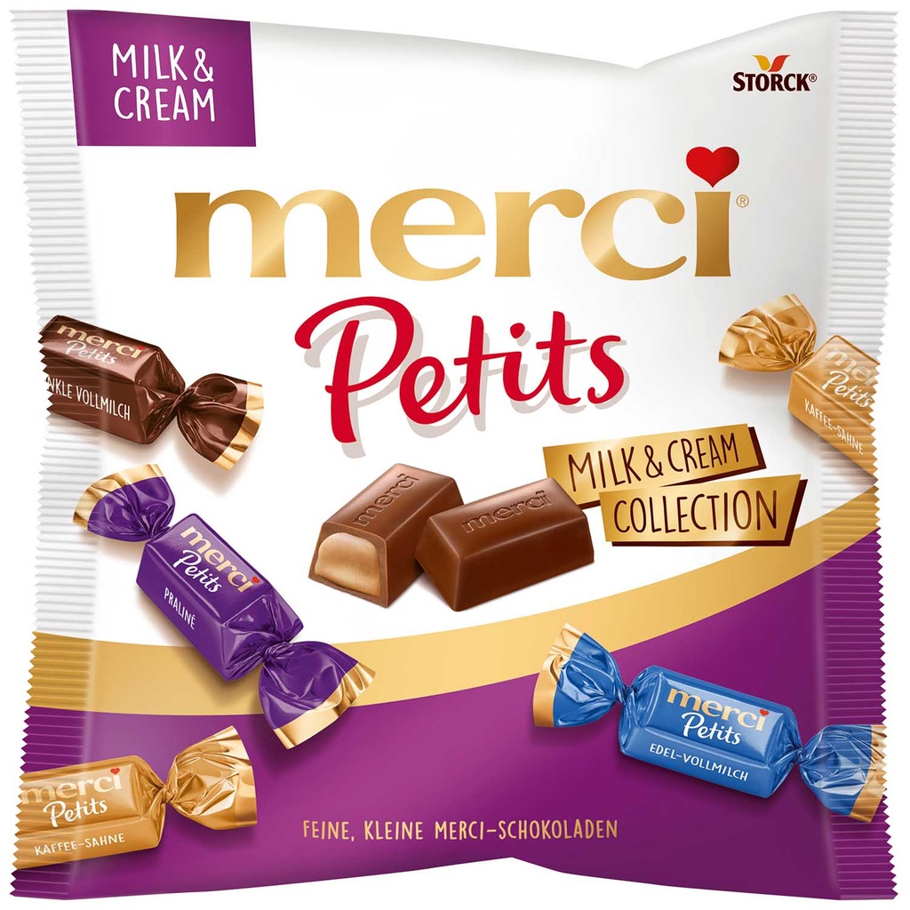 Merci Petits Milk & Cream Collection 125g