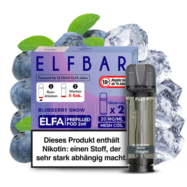 Elfbar Elfa Blueberry Snoow Pod 2er