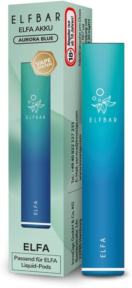 Elfbar Elfa Aurora Blue 500mAh