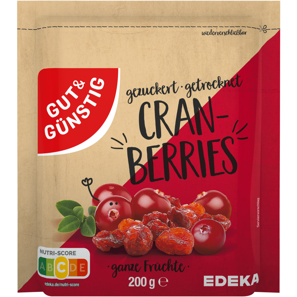 Gut & Günstig Cranberries 200g