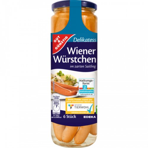 Gut & Günstig Delikatess Wiener Würstchen 680g