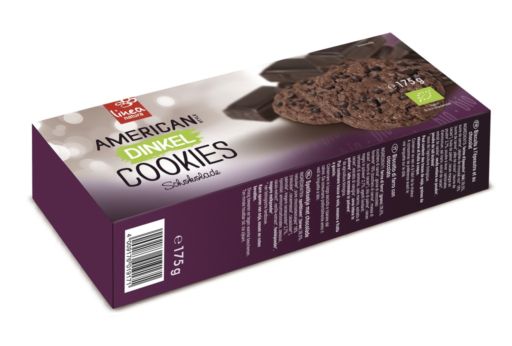 American Dinkel Cookies Schokolade 175g
