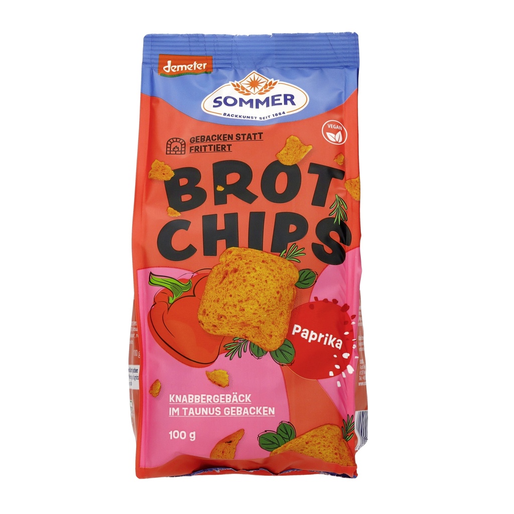 Brot Chips Paprika 100g