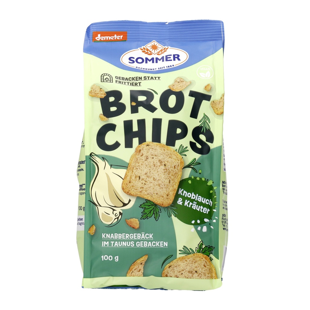 Brot Chips Knoblauch & Kräuter 100g