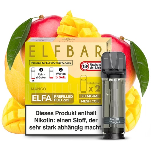 [P0004055] Elfbar Elfa Mango Pod 2er